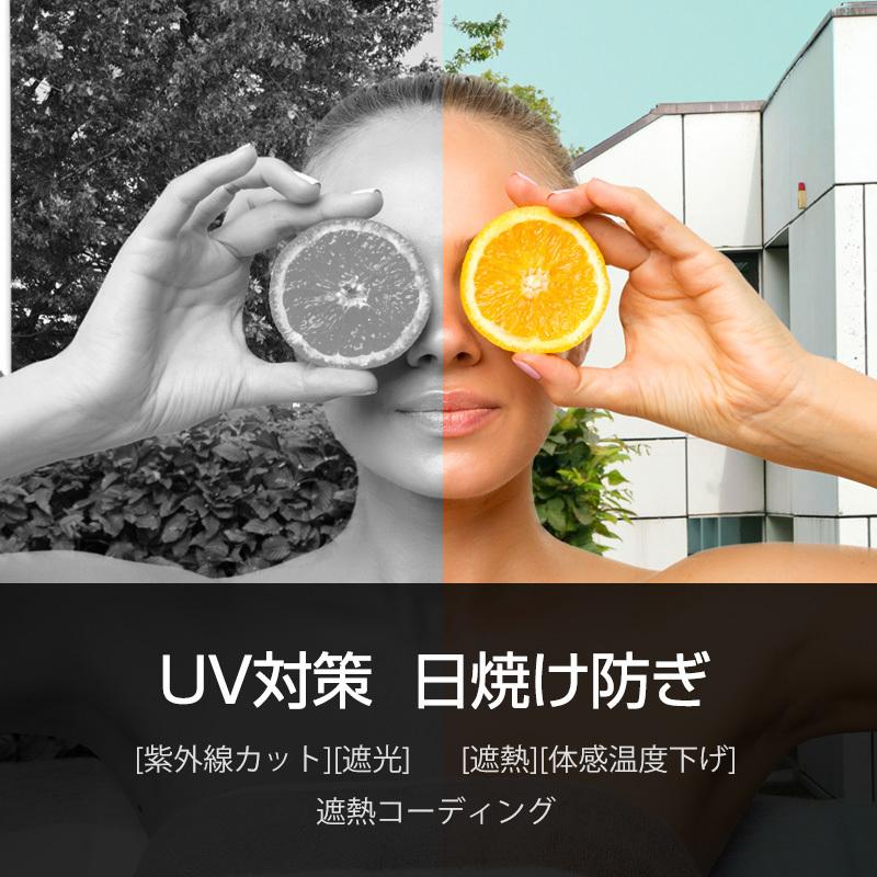 日傘 折りたたみ傘 自動開閉 8本骨 傘 UVカット 99.9% 紫外線対策 UVケア UPF50+ 晴雨兼用 高温対策 遮光 遮熱 耐風 軽量 収納ポーチ付き｜azusa｜08