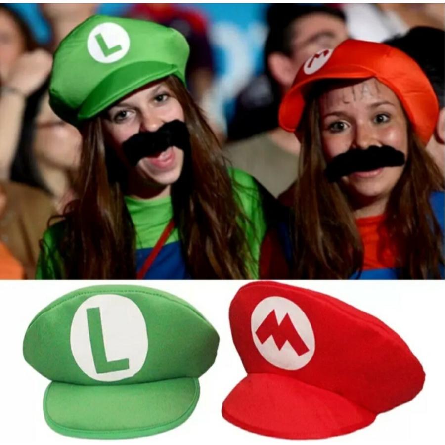 2点セットスーパーマリオ コスプレ マリオ ルイージ 風 2点セットスーパーマリオ コスプレ マリオ ルイージ 風