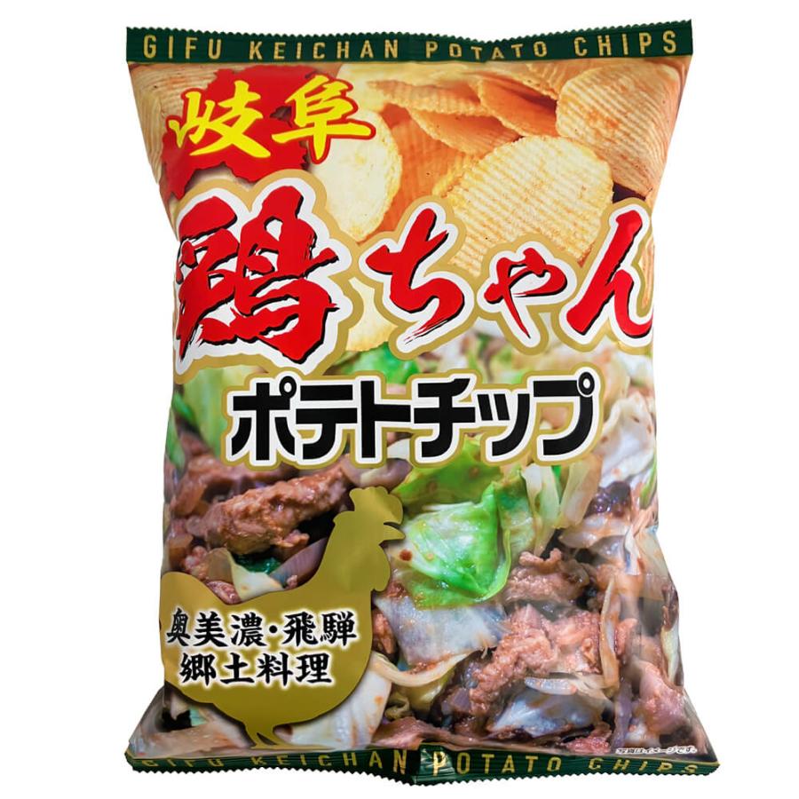 歩くポテチ 岐阜 鶏ちゃんポテトチップ ポテトチップス チキン 味噌 ポテチ 100g