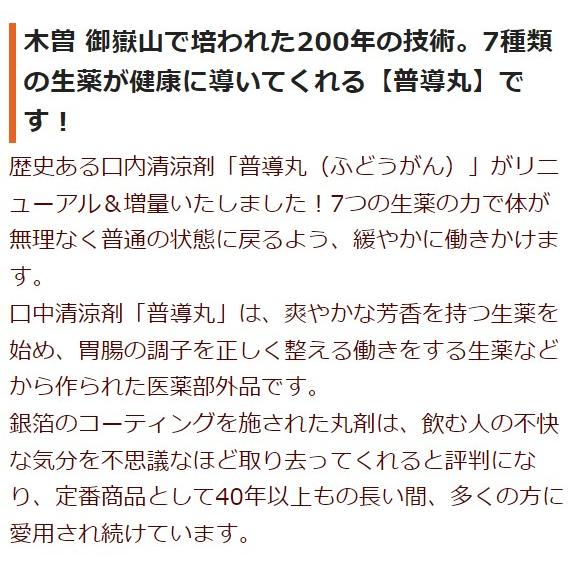 日野製薬 御嶽山 普導丸 ふどうがん 20粒×24包 医薬部外品 (ポスト投函-1)｜azusaya｜03