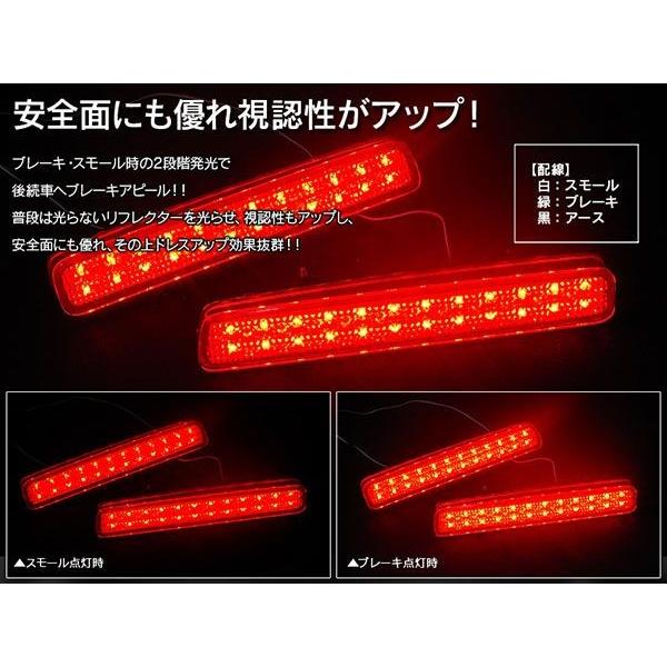 アクア クロスオーバー Nhp10 10h Led リフレクター ランプ ブレーキ連動 左右合計48発 レッド レビュー投稿で送料無料 Azzurri Shopping 通販 Paypayモール