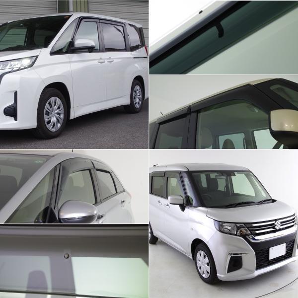 AZ製 日産 新型ルークス B45A/B48A/B44A/B47A ドアバイザー/サイドバイザー 金具付/W固定/新品 アズーリ｜azzurri｜08