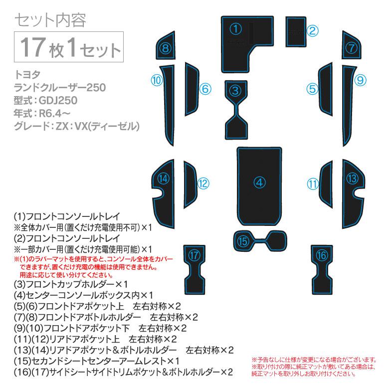 AZ) ラバーマット トヨタ ランドクルーザー250 GDJ250 ドア AZ) ラバーマット トヨタ ランドクルーザー250 GDJ250 ドア