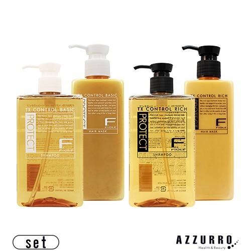 フィヨーレ Fプロテクト ヘアシャンプー 300ml ヘアトリートメント 200g ポンプ 合計2点セット【ゆうパケット対応】｜azzurro