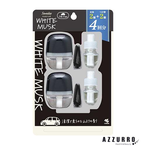 サワデー 小林製薬 Sawaday クルマ専用 クリップ パルファム ホワイト