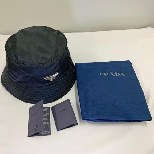 PRADA ナイロン バケットハット Lサイズ プラダ 2HC1372DMI PRADA 【爆買】プラダ Re-Nylon バケットハット メンズ