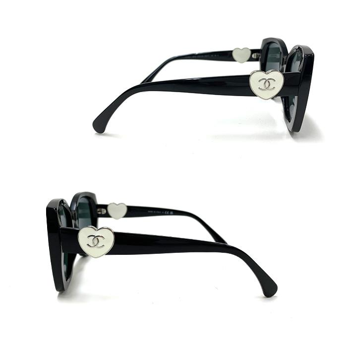 【三連休限定値下げ中】CHANEL シャネル　サングラス　ハート CHANEL（シャネル） スクエア シェイプ 5519 C501S4 ハート サングラス