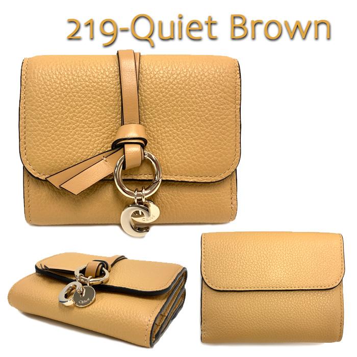 Chloe（クロエ） 財布 三つ折り ALPHABET ウォレット レディース