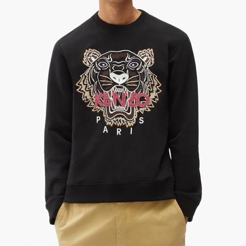 ケンゾー スウェット Tiger sweatshirt メンズ ブラック FB65SW1234XA ケンゾー スウェット Tiger sweatshirt メンズ ブラック FB65SW1234XA