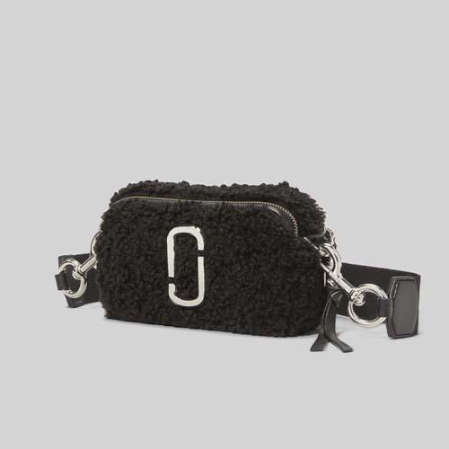 マークジェイコブス ショルダーバッグ モコモコ 秋冬 THE SNAPSHOT TEDDY レディース ブラック グレー ブラウン H130M06FA21 MARC JACOBS Gift バッグ G2140102549(19350円)