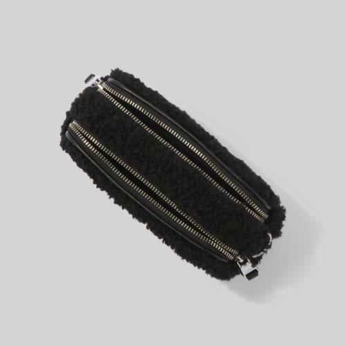 マークジェイコブス ショルダーバッグ モコモコ 秋冬 THE SNAPSHOT TEDDY レディース ブラック グレー ブラウン H130M06FA21 MARC JACOBS Gift バッグ G2140102549(19350円)