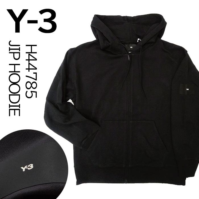 Y-3 ブラック　パーカー フード付き ワイスリー Y-3 ワイスリー パーカーフード付 スウェット メンズ ブラック H44785