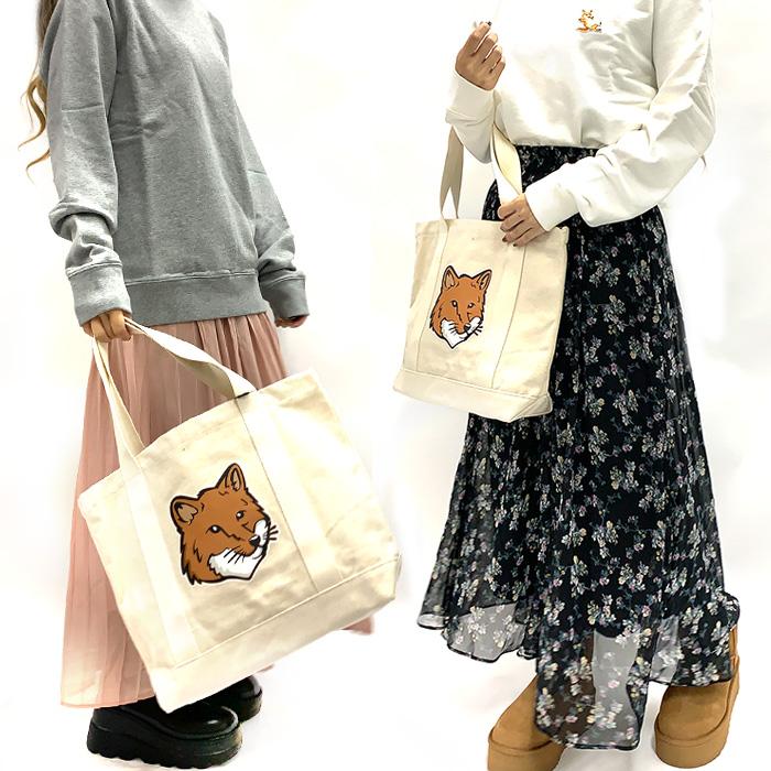 MAISON KITSUNE（メゾン キツネ） トートバッグ Foxヘッド トート