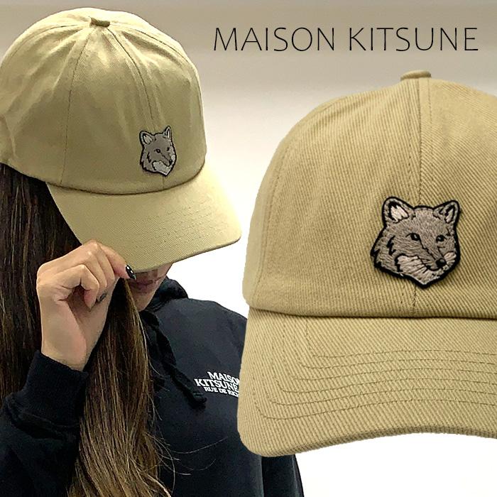 MAISON KITSUNE メゾンキツネ キャップ 帽子 フォックスヘッド6P