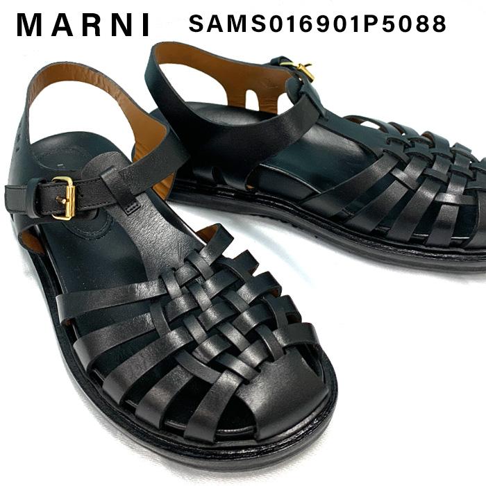 （美品）マルニ サンダル レザーサンダル MARNI（マルニ） レザーサンダル フィッシャーマンズ レディース