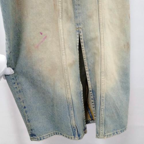 【爆買】メゾン・マルジェラ プリーツ デニム スカート レディース ブルー SI0MA0006S30561 MAISON MARGIELAの画像