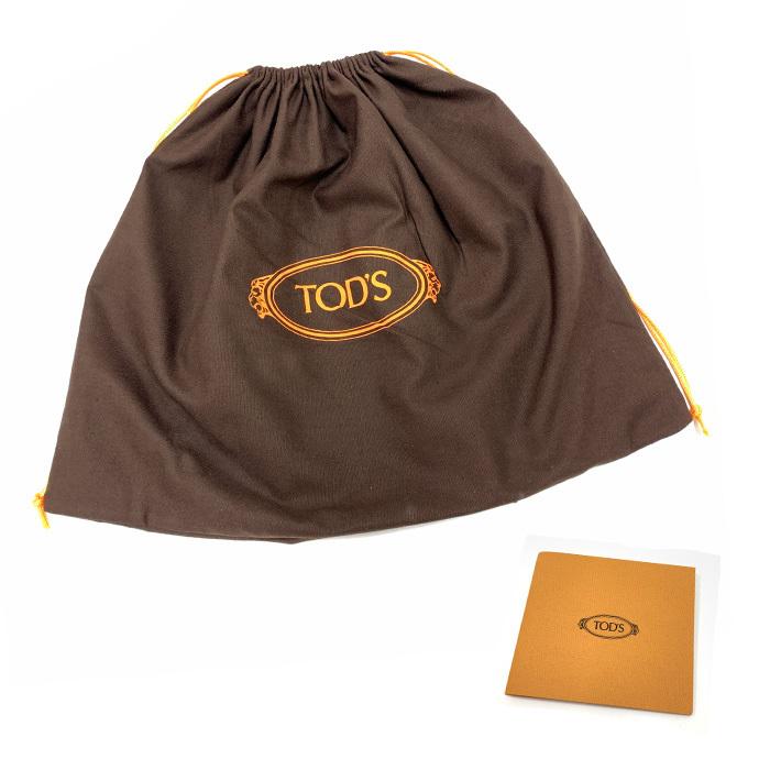 【爆買】トッズ TOD'S レザー ショルダ― バッグ XBWEBRA0250UBL ブラウン 茶色 A4 サイズ 収納可 シンプル レディースの画像