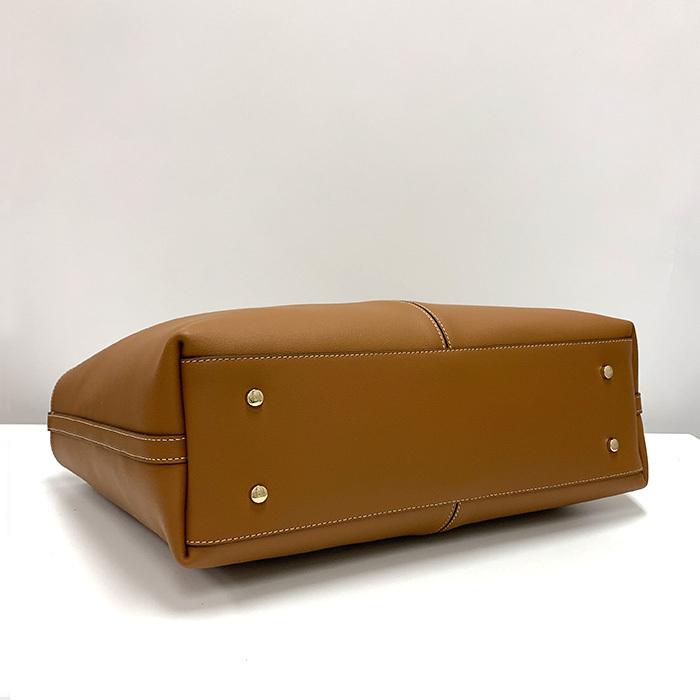 【爆買】トッズ TOD'S レザー ショルダ― バッグ XBWEBRA0250UBL ブラウン 茶色 A4 サイズ 収納可 シンプル レディースの画像