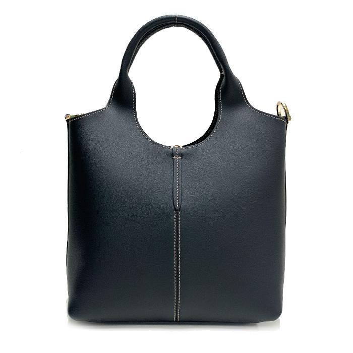 【爆買】トッズ TOD'S ショッピング トート バッグ ミニ XBWEBRF0100UBL ブラウン 茶色 ブラック 黒 白 ホワイト シンプル レディースの画像
