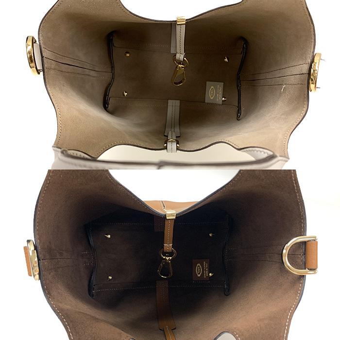 【爆買】トッズ TOD'S ショッピング トート バッグ ミニ XBWEBRF0100UBL ブラウン 茶色 ブラック 黒 白 ホワイト シンプル レディースの画像