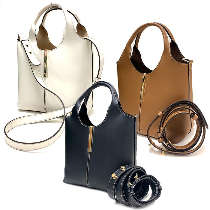 【爆買】トッズ TOD'S ショッピング トート バッグ ミニ XBWEBRF0100UBL ブラウン 茶色 ブラック 黒 白 ホワイト シンプル レディースの画像
