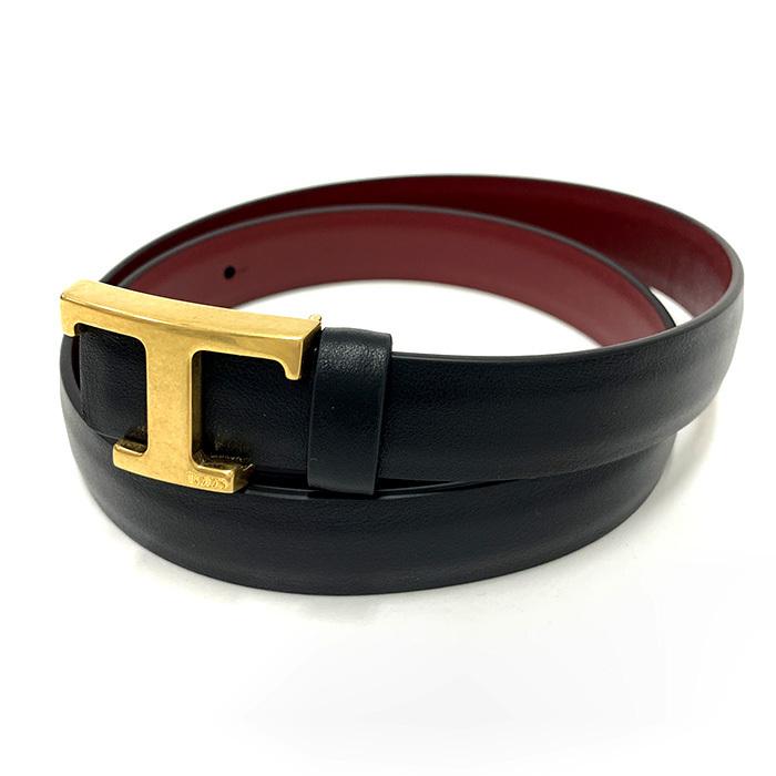 TOD'S（トッズ） TOD'S TODS ロゴ ベルト リバーシブル 2 cm T