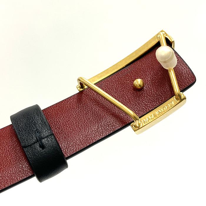 TOD'S（トッズ） TOD'S TODS ロゴ ベルト リバーシブル 2 cm T