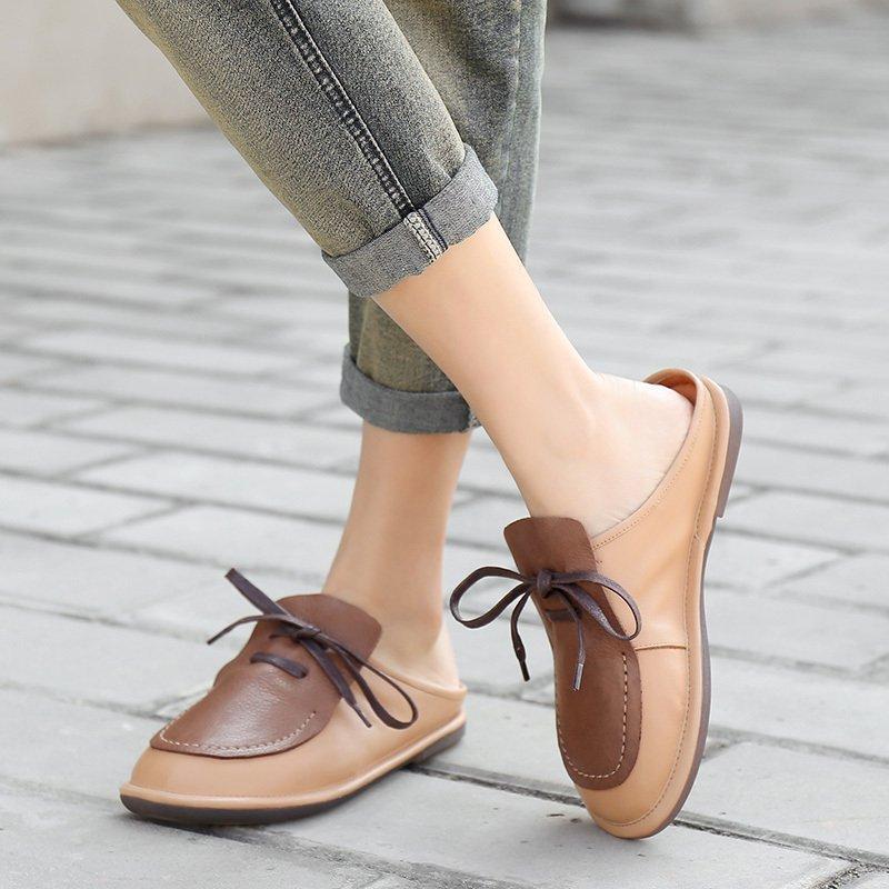 売れ筋がひ新作 本革 サボサンダル レディース シューズ フラット かかとなし ローファー 履きやすい 楽ちん レザーシューズ レザーサンダル 22ss 春夏 新作 サボ クロッグ サイズ 23 Reflect Com Pl