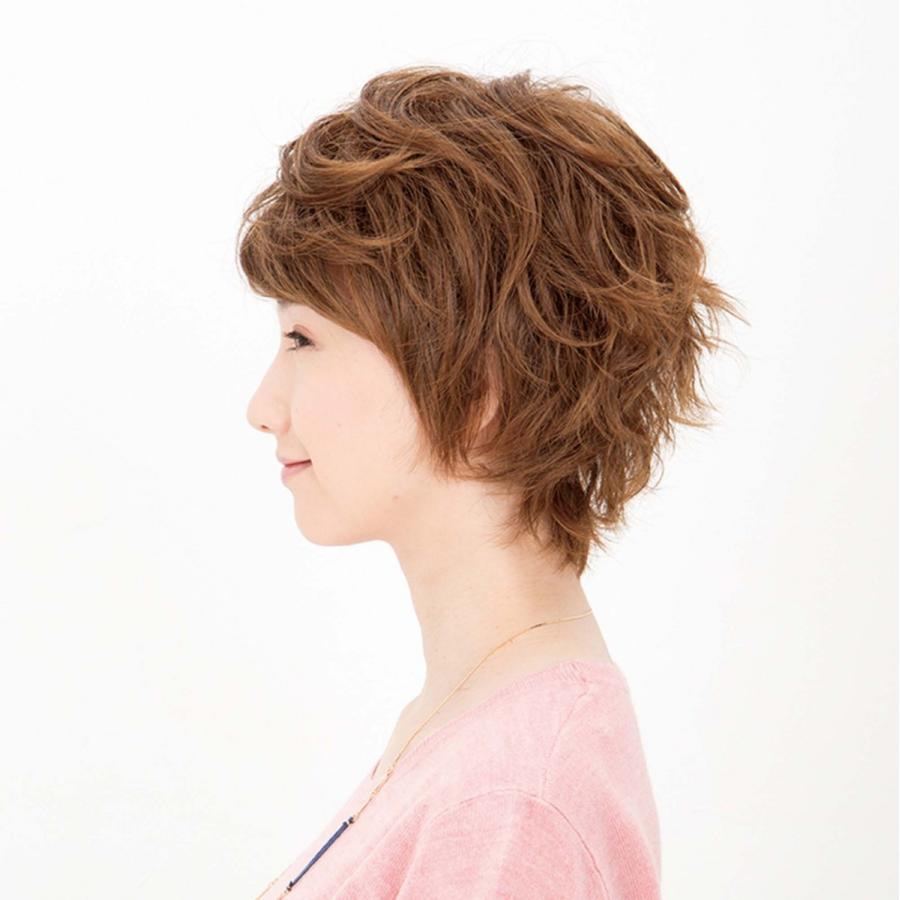 ウィッグ ラパンドアール 耐熱 女性らしい可愛さショート フルウィッグNo1069 女性用かつら |  | 01