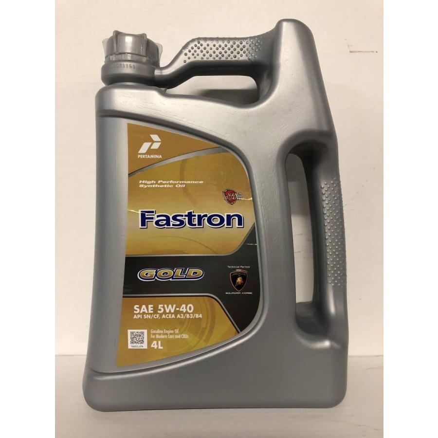 Pertamina プルタミナ Fastron Gold ファストロン ゴールド Sae 5w 40 高品質エンジンオイル 4l 5w40 4 B B 通販 Yahoo ショッピング