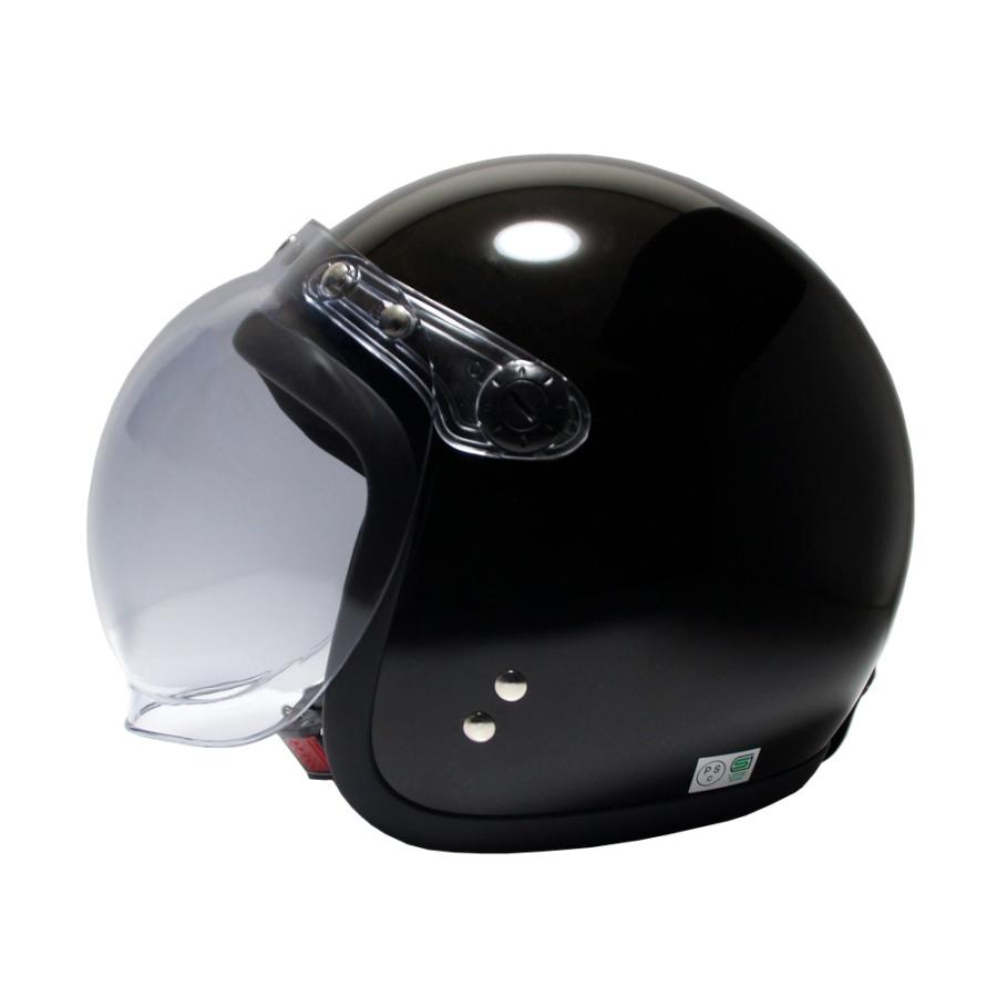ヘルメット バイク用 ジェットヘルメット シールド付ジェット