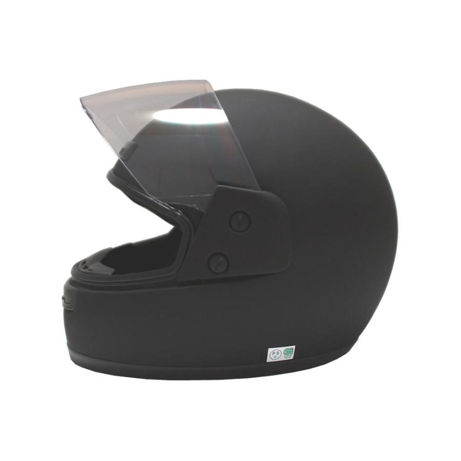 ヘルメット バイク用 フルフェイスヘルメット マットブラック