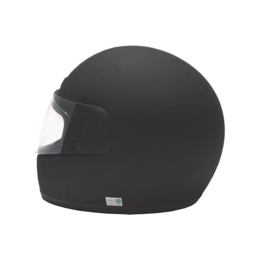 ヘルメット バイク用 フルフェイスヘルメット マットブラック BB100
