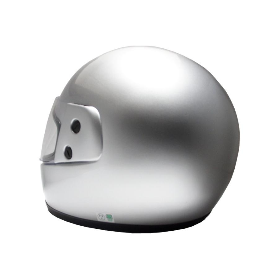 BEON フルフェイスヘルメット シルバー/ブルー ヘルメット バイク用 フルフェイスヘルメット シルバー BB100