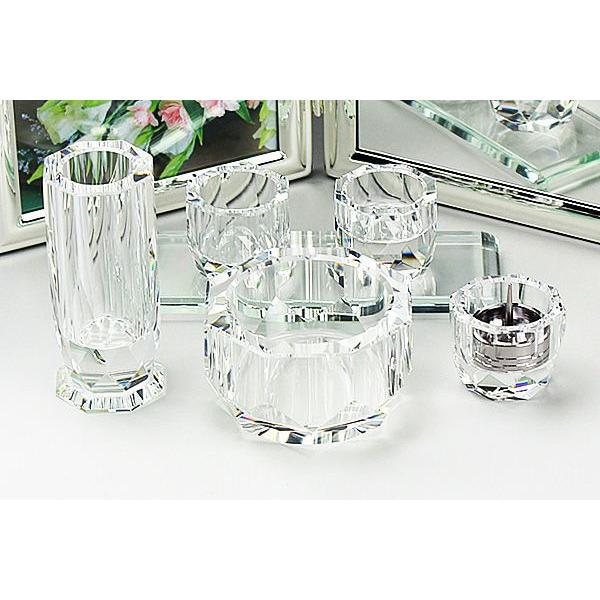 花瓶 香炉 燭台 仏器 茶器 クリスタル具足 5点セット仏具 : 記念品