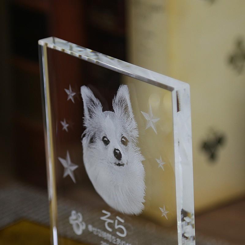 ペット位牌 ペット 位牌 遺影 仏壇 仏具 手元供養 クリスタル位牌 ペット供養 本位牌 
