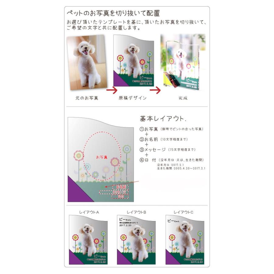 ペット位牌 位牌 ペット仏具 オーダーメイド カラープリント_3