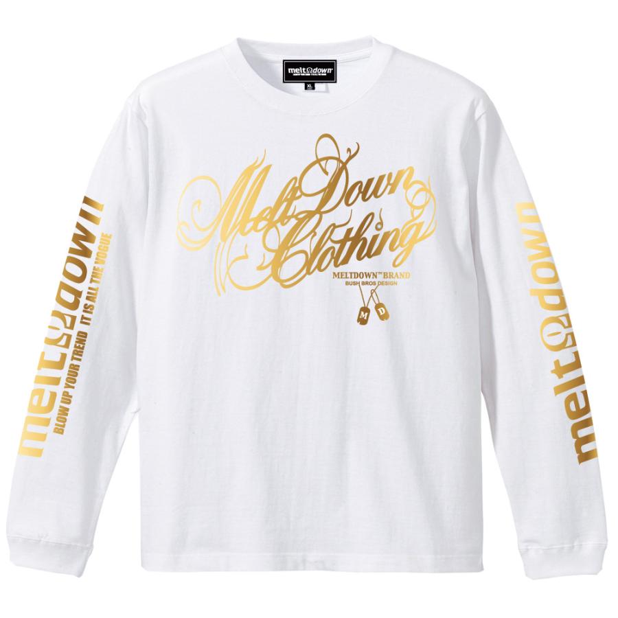 MELTDOWN（メルトダウン） 長袖Tシャツ FOIL SCRIPT L/S TEE(MD-LS02
