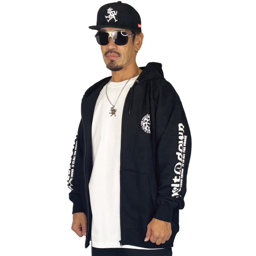 ドラマ着用商品】MELTDOWN(メルトダウン) ジップスウェットパーカー