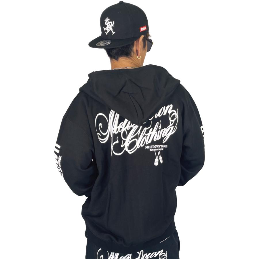 ドラマ着用商品】MELTDOWN(メルトダウン) ジップスウェットパーカー