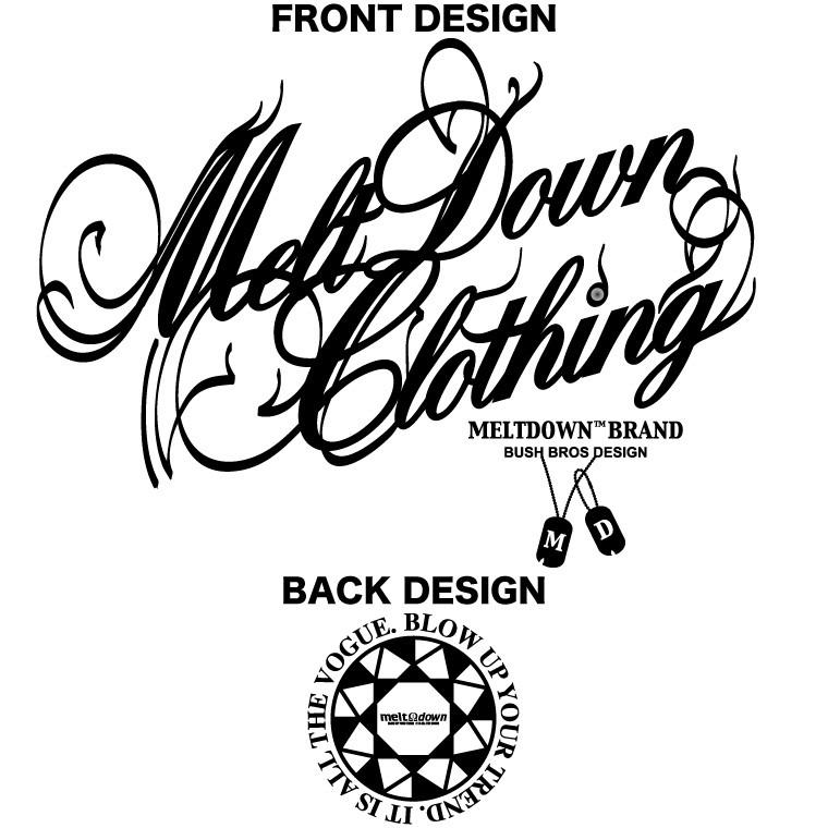 MELTDOWN(メルトダウン) Tシャツ SCRIPT S/S TEE(MD-SS01) ストリート系 B系 大きいサイズ｜b-bros｜18