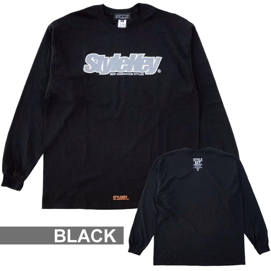 STYLEKEY(スタイルキー) 長袖Tシャツ SMART LOGO L/S TEE(SK23FW-LS02) ストリートファッション ヒップホップ レゲエ ダンス B系 定番ロゴ 大きいサイズ｜b-bros｜12