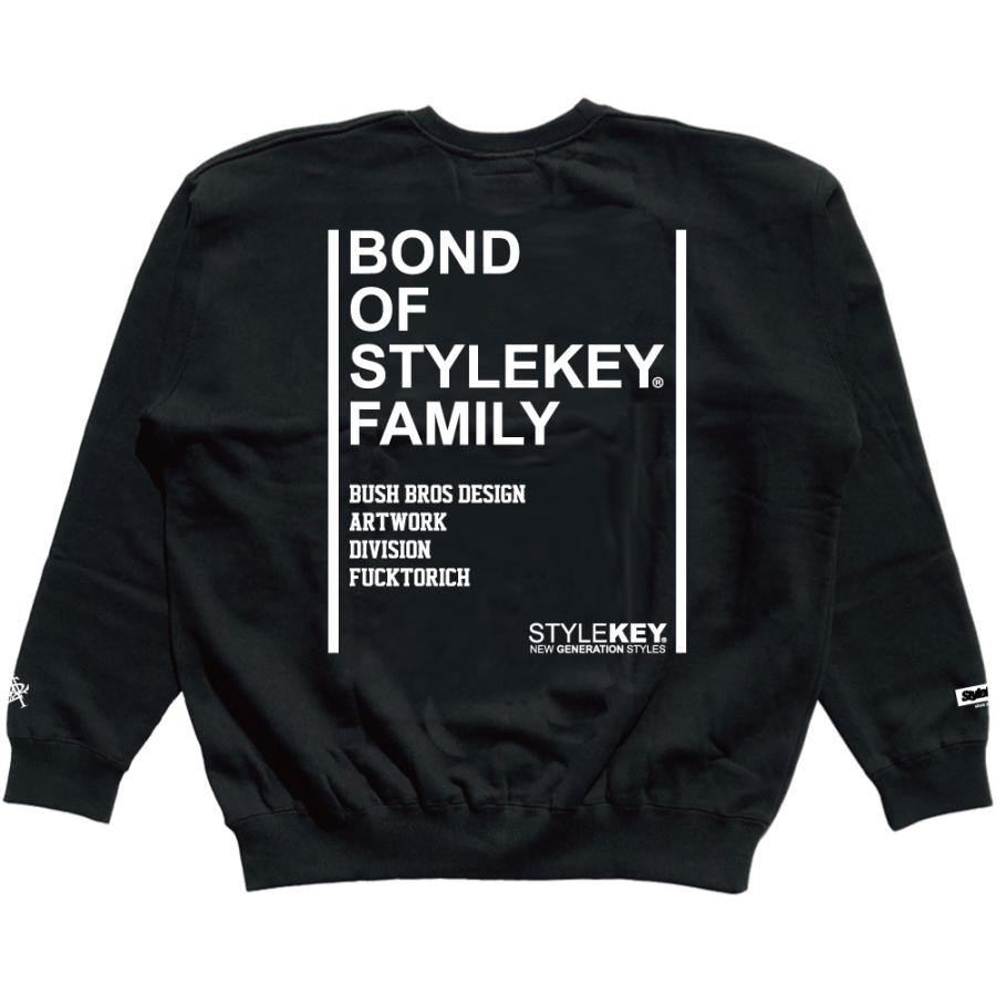 STYLEKEY(スタイルキー) クルースウェット PLACEMENT CREW SWEAT(SK22FW-SWC01) ストリート系 トレーナー B系 ヒップホップ バンド 大きいサイズ｜b-bros｜06