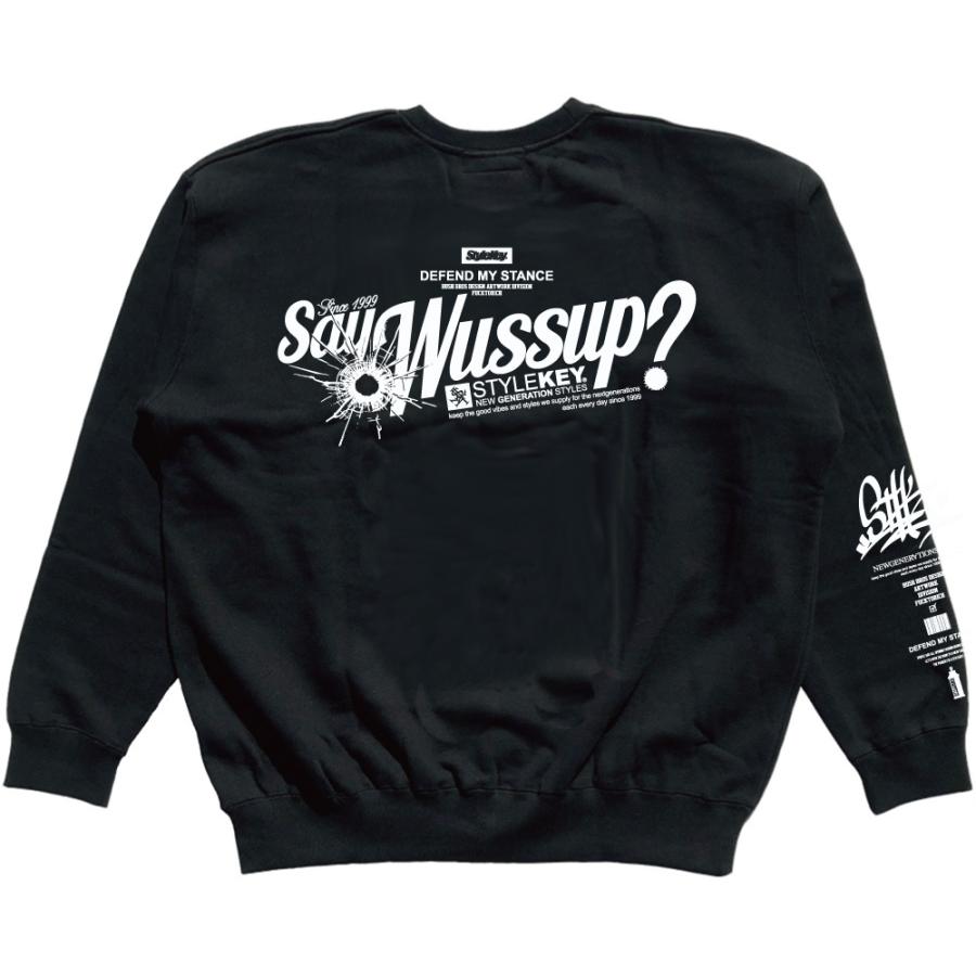 StyleKey（スタイルキー） クルースウェット SAY WUSSUP? CREW SWEAT 