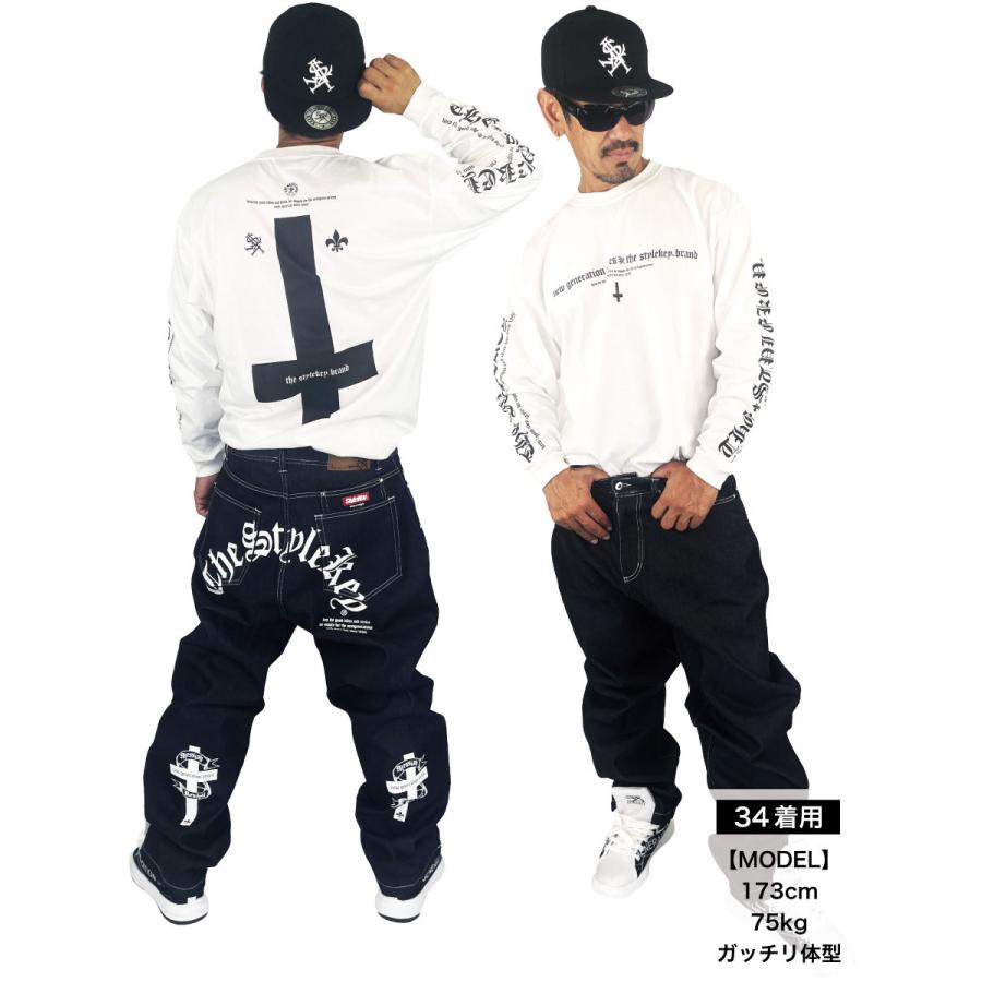 【超BIGサイズ】STYLEKEY ワイド デニム バギー パンツ  B系 StyleKey（スタイルキー） バギーデニムパンツ HOLINESS BAGGY DENIM