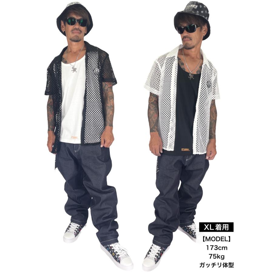 StyleKey（スタイルキー） メッシュシャツ＆タンクトップセット RIDDLE WITH BULLETS S/S MESH SHIRT ...