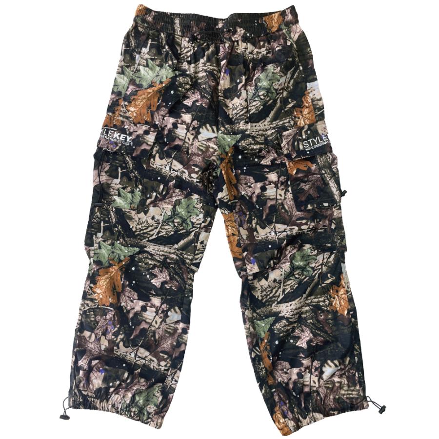 StyleKey（スタイルキー） 総柄カーゴパンツ SAFARI PARACHUTE CARGO