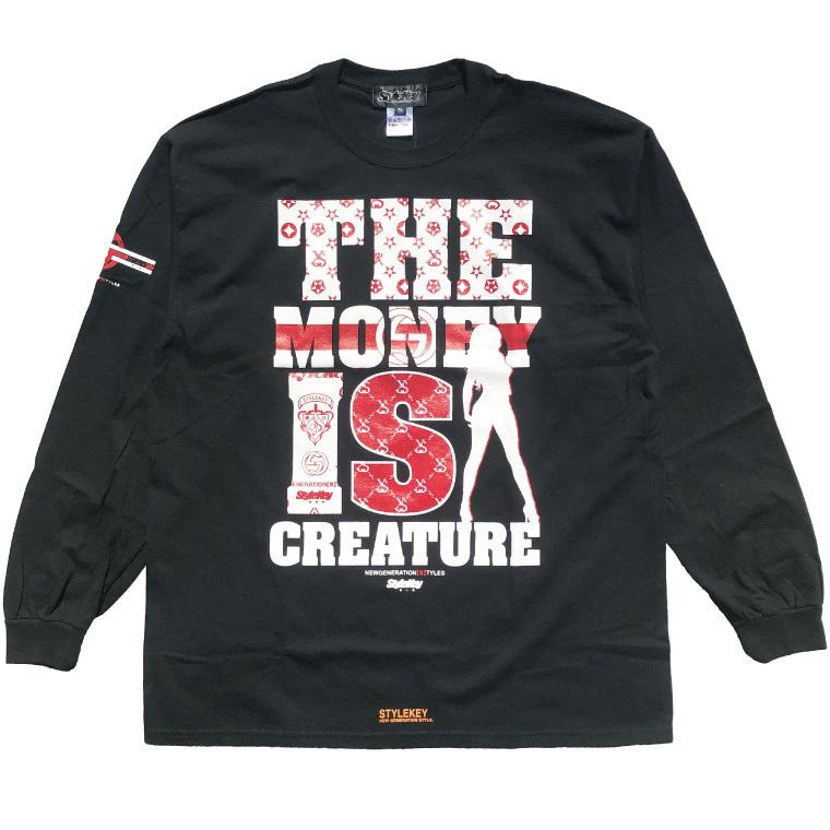 STYLEKEY CLASSIC LABEL(スタイルキー クラシック・レーベル) 長袖Tシャツ CREATURE L/S TEE(SK99CL-LS07) ロンT ストリート ヒップホップ｜b-bros｜07