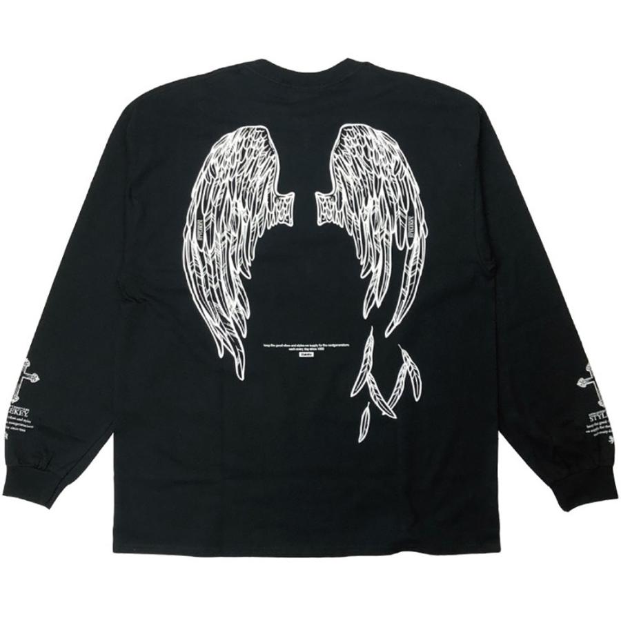 STYLEKEY CLASSIC LABEL(スタイルキー クラシック・レーベル) 長袖Tシャツ FALLEN ANGEL L/S TEE(SK99CL-LS18) ロンT ストリート ヒップホップ 大きいサイズ｜b-bros｜08