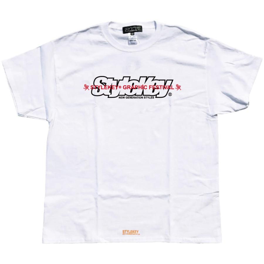 STYLEKEY CLASSIC LABEL スタイルキー クラシック・レーベル 半袖Tシャツ GRAPHIC FES S/S TEE(SK99CL-SS21) ストリート系 B系 バンド ロゴ 大きいサイズ｜b-bros｜05